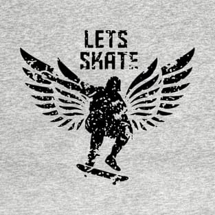 Lets Skate Symbol Logo T-Shirt